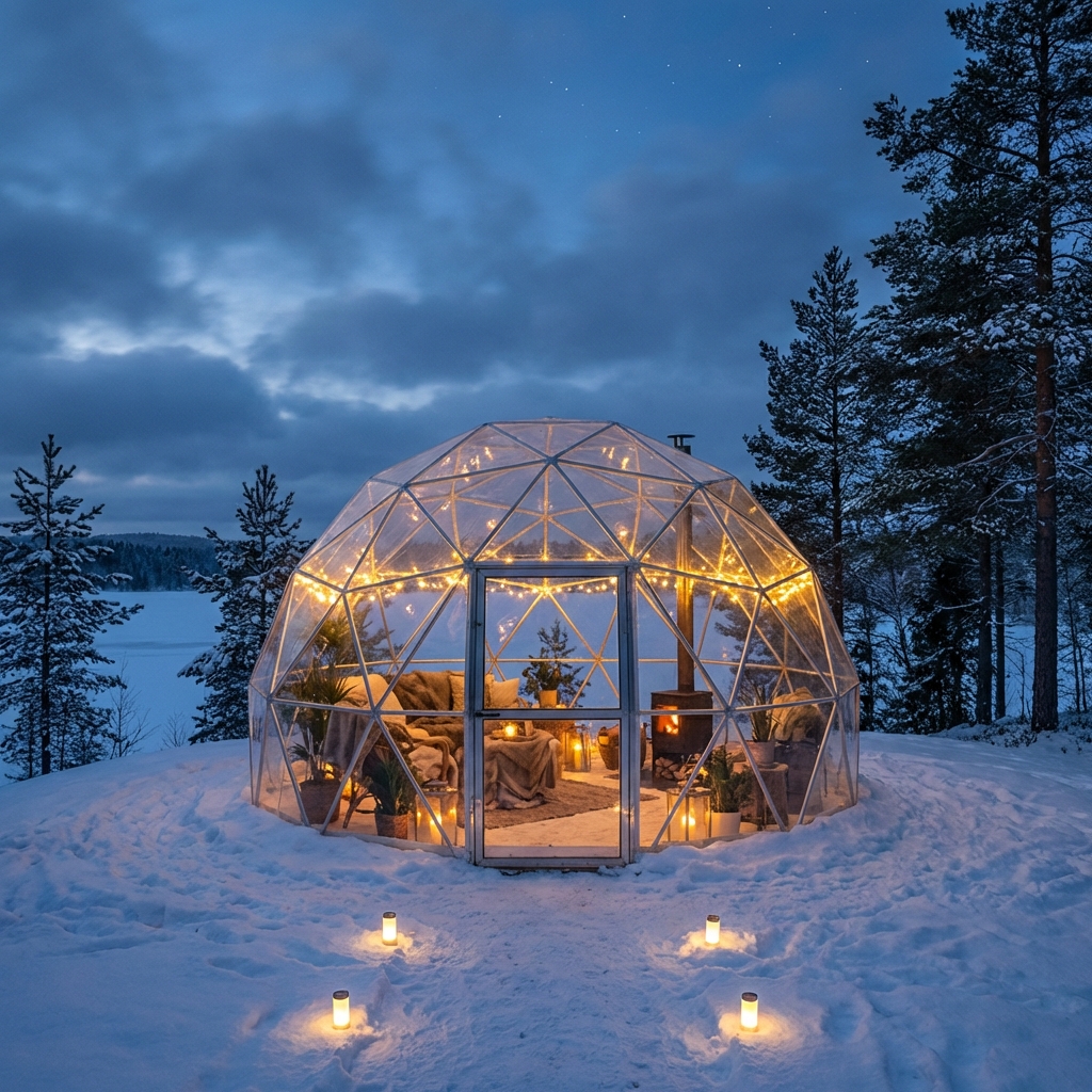 TANTEX Premium: Dome İglo Glamping Çadırı (3m)