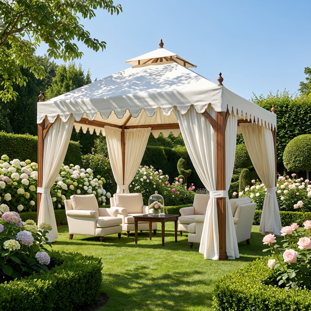 Gazebo Tente ile Bahçenizi Festival Alanına Çevirin