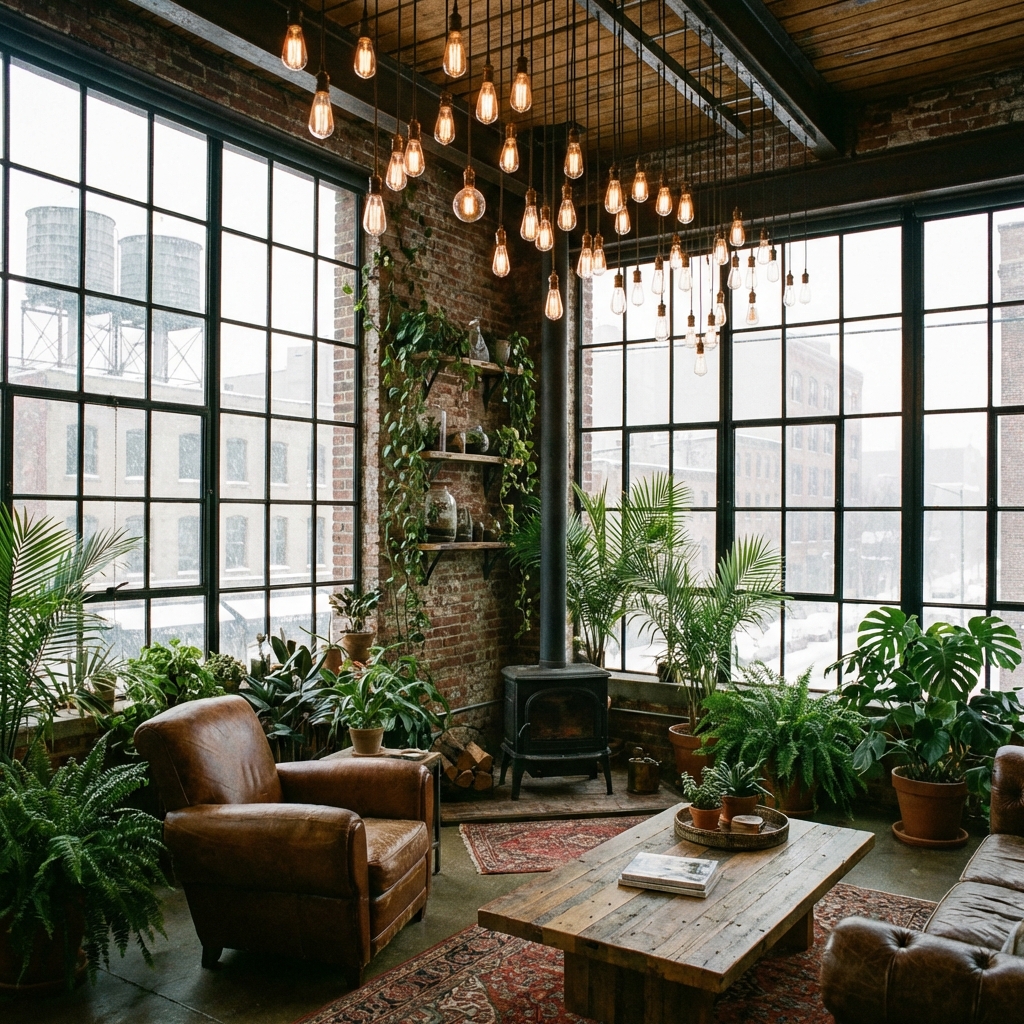 TANTEX Premium: Loft Style Endüstriyel Kış Bahçesi